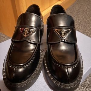 Prada Women's Black Loafers